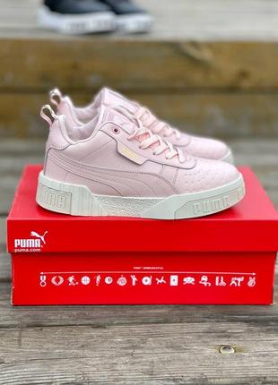 Женские кроссовки puma cali  зимние7 фото