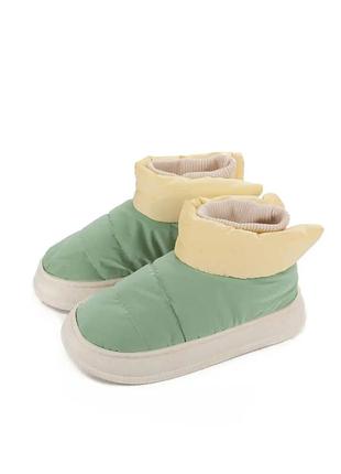 Уггі капці дутики жіночі утеплені зелені, різні кольори