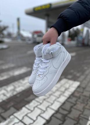 Женские кроссовки nike air force winter зимние2 фото