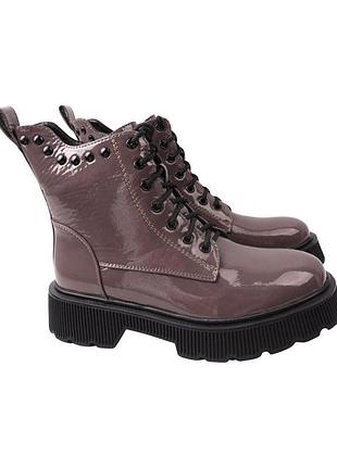 Черевики жіночі stefaniya nina візон натуральна лакована шкіра, 38