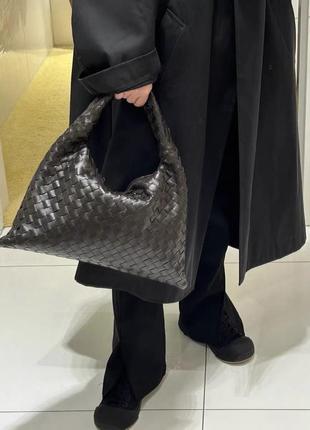 Шкіряна сумка жіноча сумка брендова сумка bottega1 фото