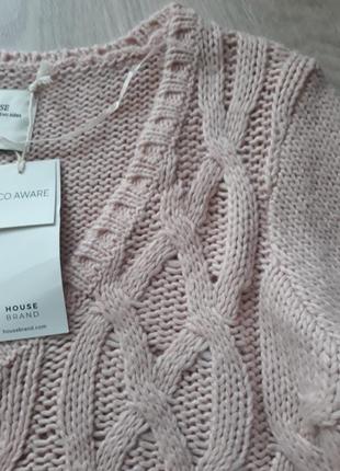 Пудровый светер house 2