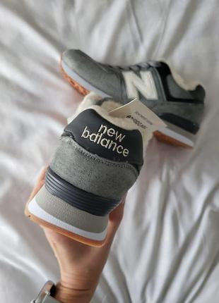 Жіночі кросівки new balance 574 зимові4 фото