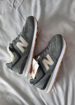 Жіночі кросівки new balance 574 зимові2 фото