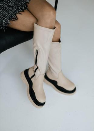 Женские ботинки bottega veneta зимние8 фото