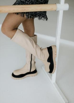 Женские ботинки bottega veneta зимние5 фото