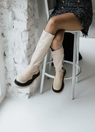Женские ботинки bottega veneta зимние3 фото