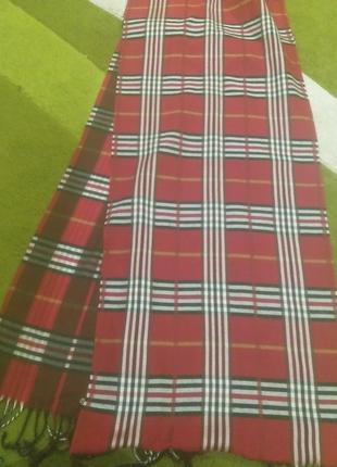 Шарф мужской новый клетка