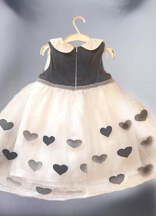 Пышное платье kts с воротничком в сердечки с подкладкой. возможен торг2 фото