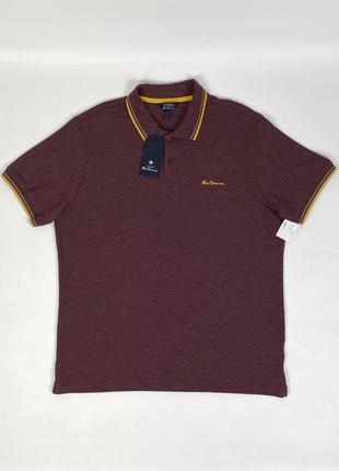 Поло футболка ben sherman polo t-shirts оригинал новая хлопковая размер l1 фото