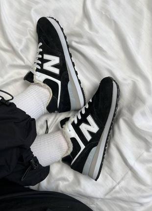 Жіночі кросівки new balance 574 зимові6 фото