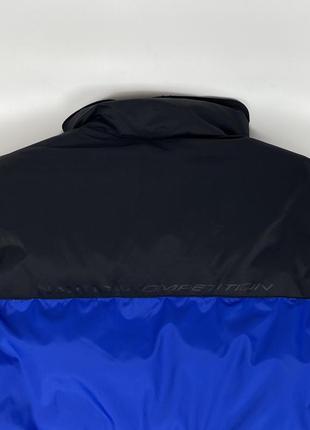 Зимний пуховик nautica competition оригинал двухсторонний черный синий размер xl tnf 700 дутый теплый4 фото