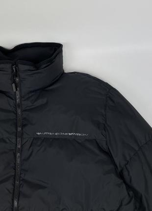 Зимовий пуховик nautica competition оригінал двухсторонній чорний синій розмір xl tnf 700 дутий теплий6 фото