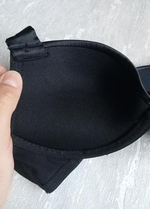 ❗люкс бренд!неймовірно шикарний стильний чорний бюстгальтер з камінням