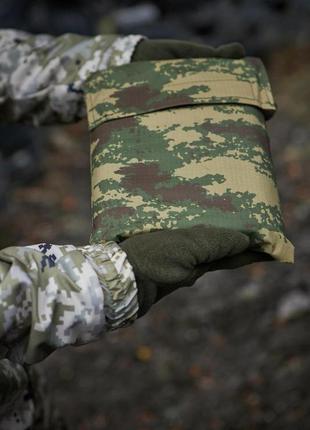 Дощовик тактичний пончо зелений камуфляжний плащ військовий армійський накидка з капюшоном зсу (b)5 фото