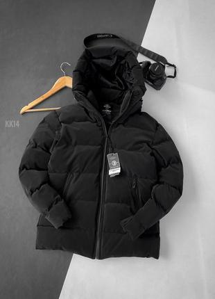 Чорна куртка чоловіча тепла