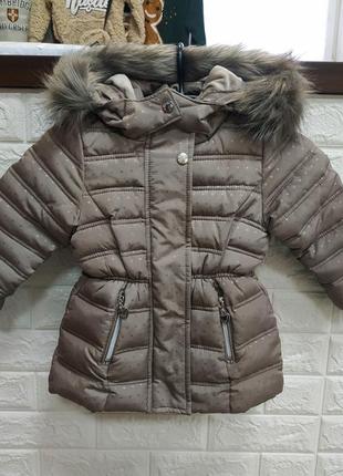 Теплая качественная курточка на девочку 92 см. cool club1 фото