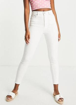 Качественные плотные идеальные белые джинсы скинни на идеальные и посадки jjxx2 фото