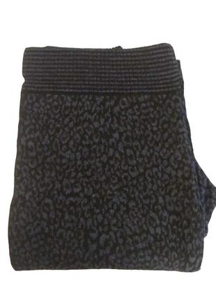 Лосини штани жіночі трикотаж на флісі батал легінси теплі в'язані3 фото