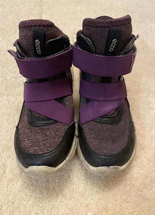 Теплі кросівки черевики "ecco" на хлопчика.