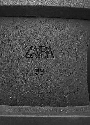 Zara шкіряні чоботи челсі, 39 розмір.9 фото