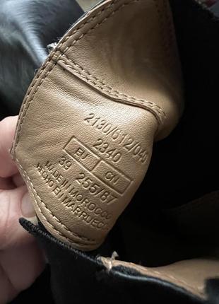 Zara шкіряні чоботи челсі, 39 розмір.10 фото