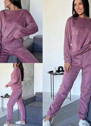 Жіночий махровий костюм піжама кольори