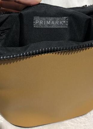 🤍оригинальная форма сумочки primark горчичного цвета4 фото