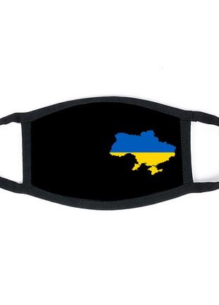 Маска защитная "украина"1 фото