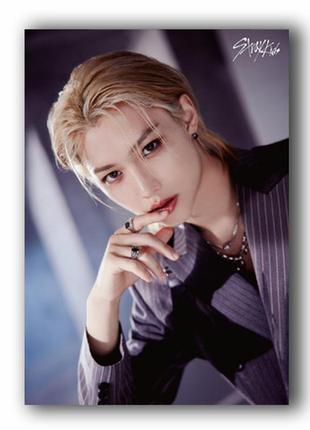 Постер плакат феликс стрэй кидс stray kids felix 42х29 см а3 (poster_0761)