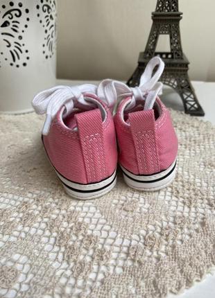 Кеди кросівочки converse оригінал капці рожеві чобітки 10 см5 фото