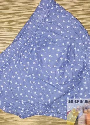 🎀детские хлопковые трусики под короткое платье,на памперс(не бельё)