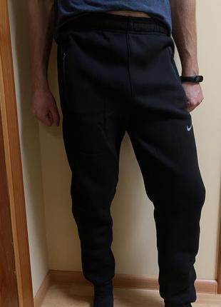 Теплые мужские черные брюки на толстой байке🖤🖤🖤5 фото