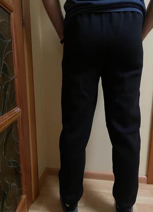 Теплі чоловічі чорні штани на товстій байці🖤🖤🖤6 фото