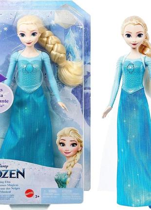 Лялька ельза, що співає холодне серце frozen elsa disney mattel hlw55