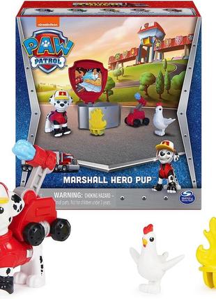 Игровой набор маршал со спасательным дроном щенячий патруль paw patrol pups marshall 6065542