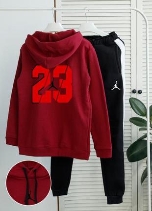 Шикарный зимний костюм "jordan 23 fleece winter"