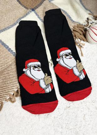 Новорічні шкарпетки | махрові шкарпетки | теплі шкарпетки