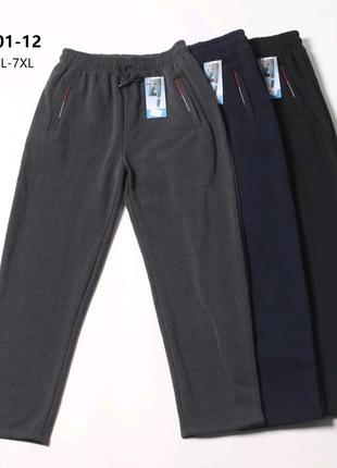 Мужские спортивные штаны на флисе больших размеров1 фото