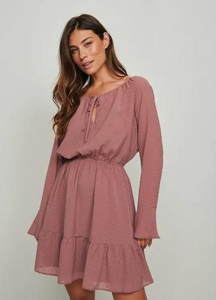 Красива сукня na-kd tie chest dobby dress