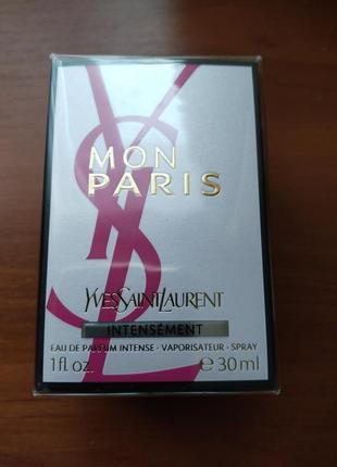 Парфумована вода yves saint laurent mon paris intensement