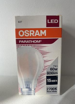 Osram parathom e27 w 7w лампа світлодіодна