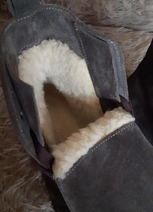 Стильные замшевые зимние ботинки .5 фото