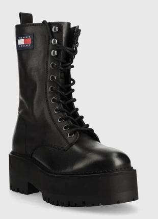 Новые кожаные сапоги/ ботинки ABR tommy hilfiger