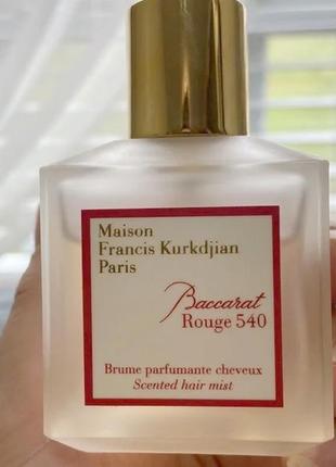 Maison francis kurkdjian baccarat rouge scented hair mist💥розпив ароматний спрей для волосся7 фото