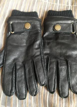Суперкачественные перчатки кожа hampton republik