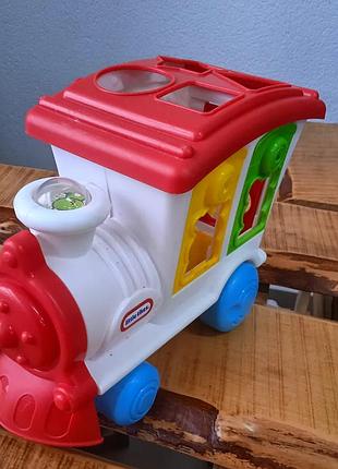 Паровоз сортер little tikes