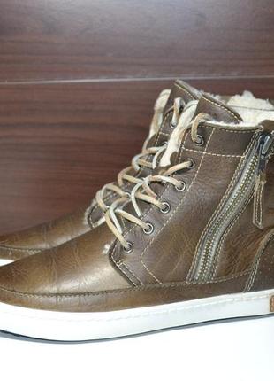 Blackstone 40р ботинки кожаные зимние на цегейке мех7 фото