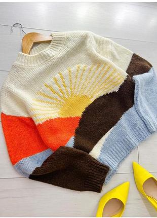 Свитер с принтом