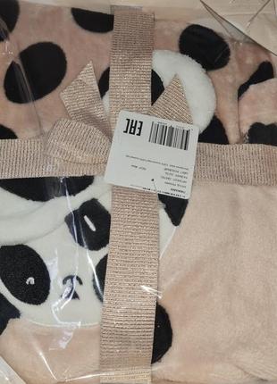 Махрова тепла плюшева флісова піжама в подарунковій упаковці3 фото